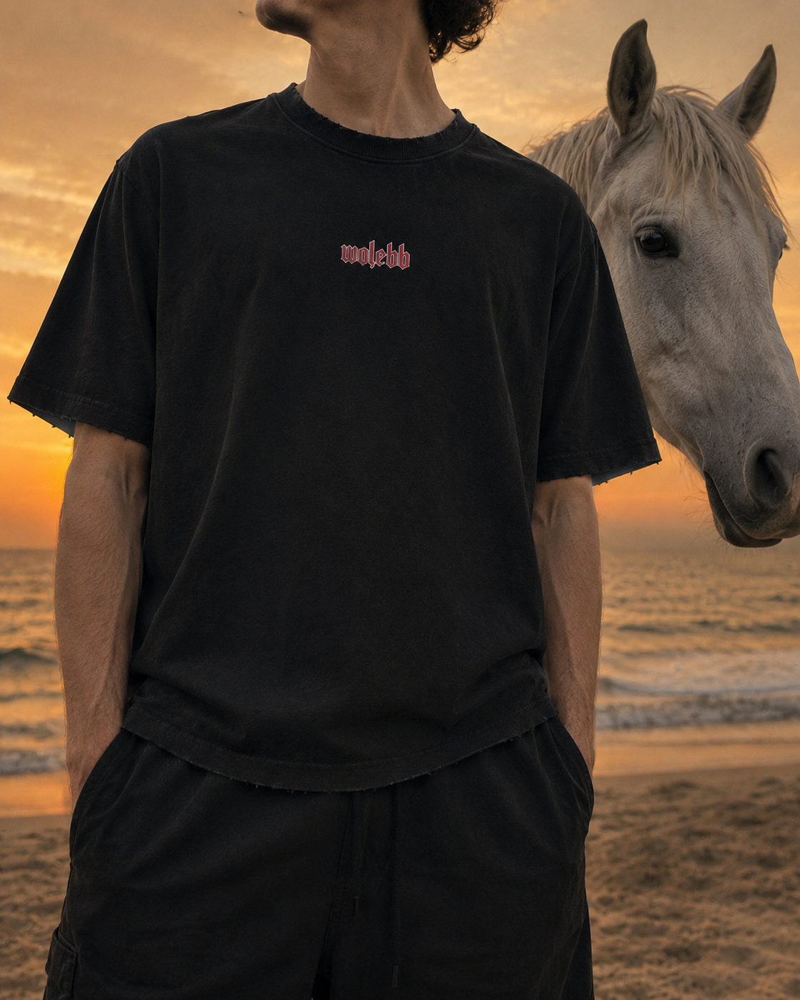 camiseta efecto lavado 95